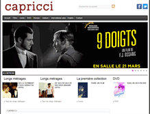 Tablet Screenshot of capricci.fr